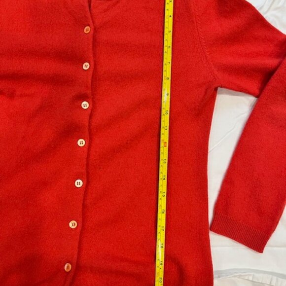Pure Collection Red Cardigan - Picture 3 of 7
